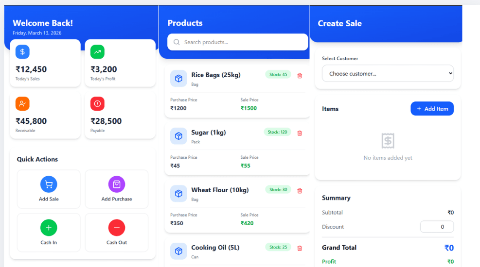 Sales Man App